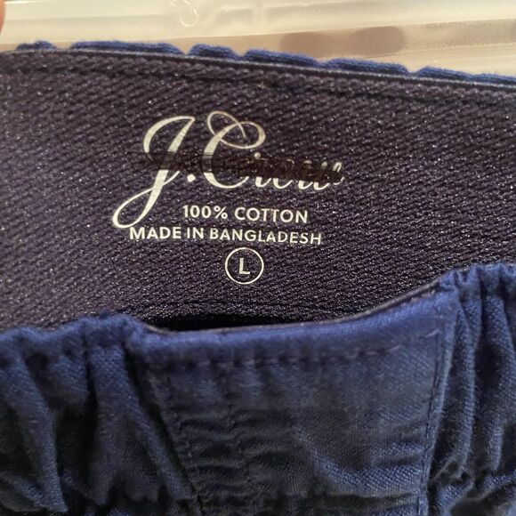 J. Crew Boxer Shorts Navy Blue Garment-Dyed Broken-In Organic Cotton Size Large - Picture 2 of 7